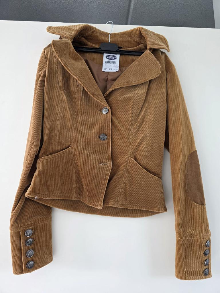 Blazer nieuw ribfluweel maat 36 van het merk Blue River, Kleding | Dames, Bruin, Nieuw, Ophalen of Verzenden, Blue River