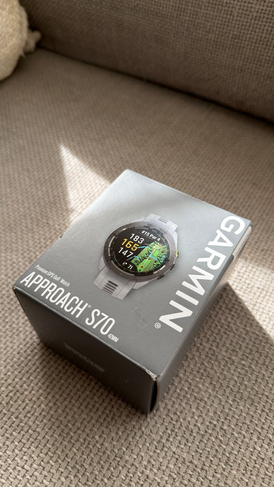 Garmin Approach S70 42 mm – Grey – Nieuw in doos!, Ophalen of Verzenden, Nieuw, Overige typen, Overige merken