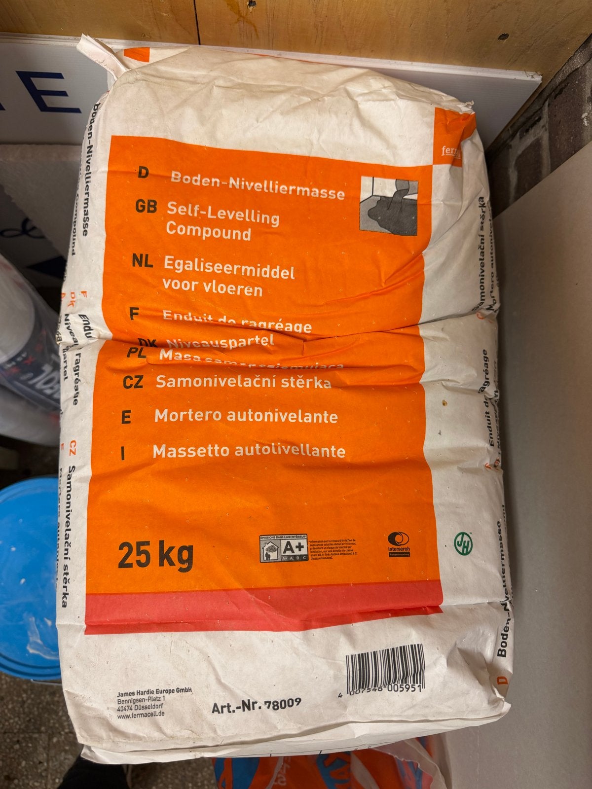 Egaline 7 zakken van 25kg - Vloeregaliseermiddel, Ophalen, Nieuw