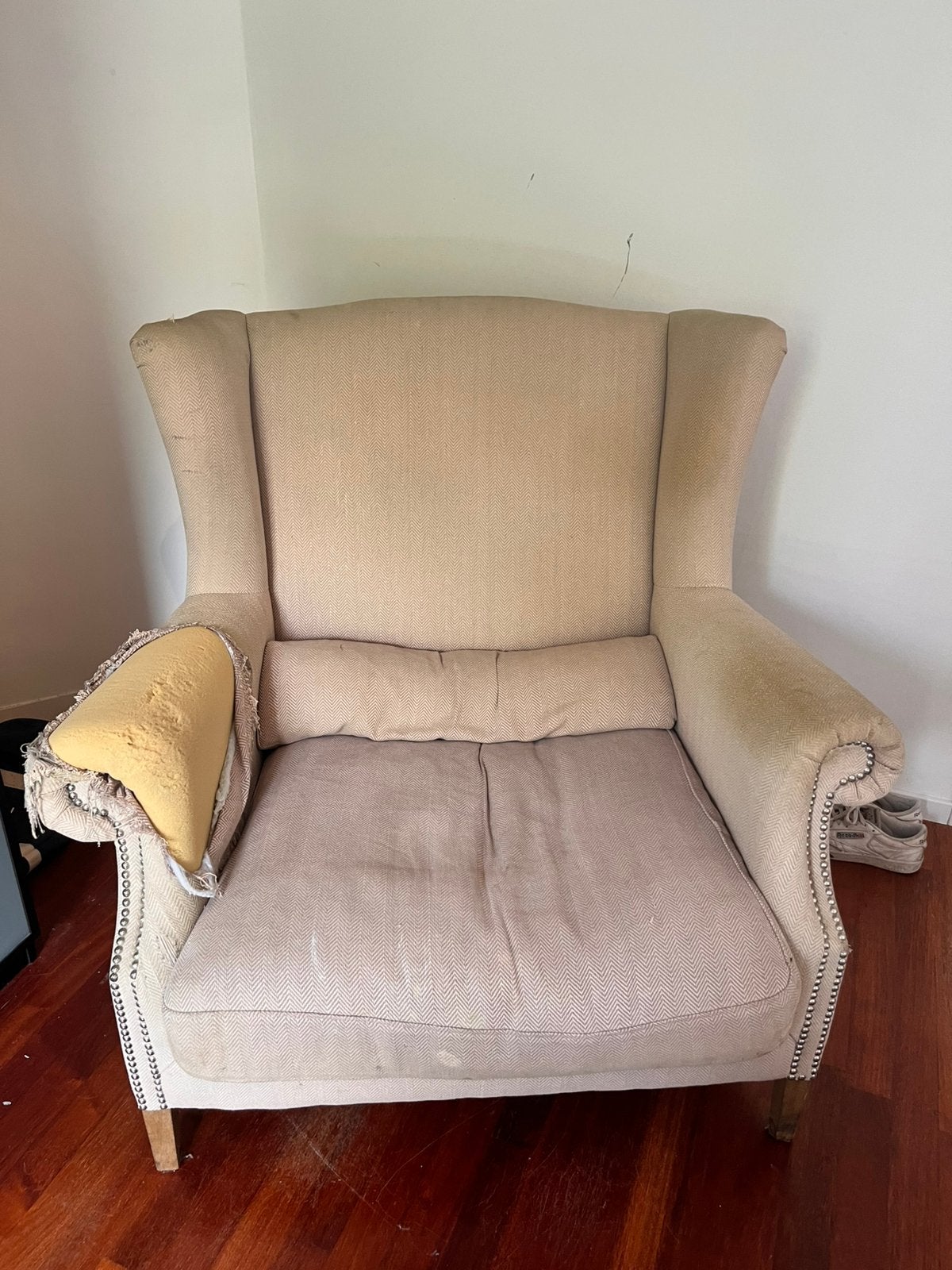 Comfortabele loungestoel, Ophalen, Eenpersoons, 75 tot 100 cm, Zo goed als nieuw