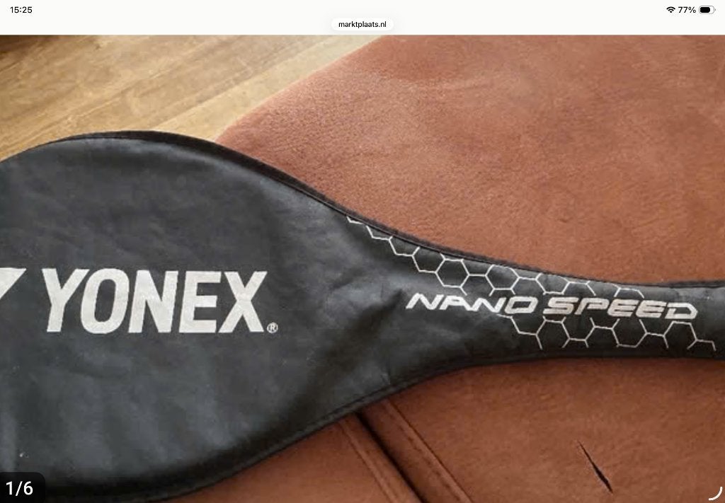 Badmintonracket  een hele goede, Sport en Fitness, Badminton, Ophalen, Gebruikt, Racket(s)