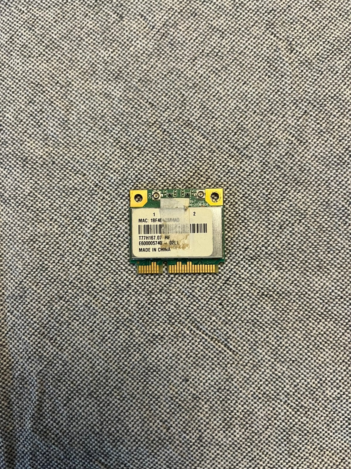 Atheros AR5B97 WLAN-kaart – Mini PCIe – 300 Mbps, Computers en Software, Ophalen of Verzenden, Gebruikt, Intern