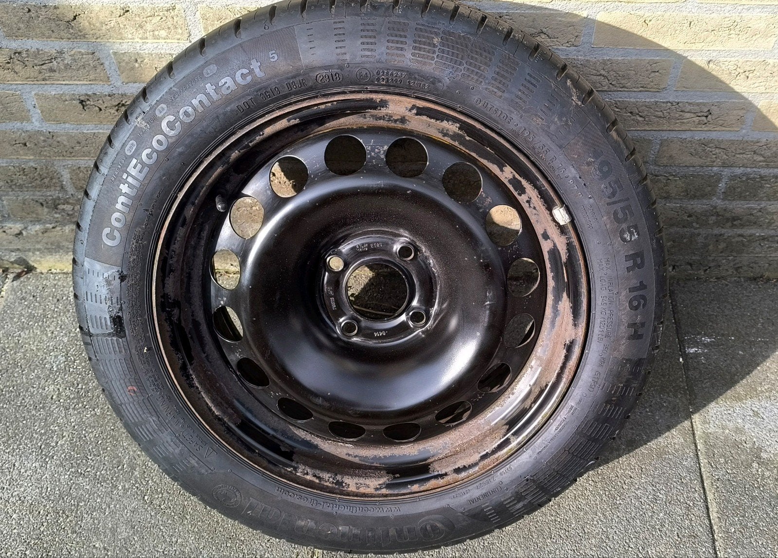Reserve wiel band+velg Continental 195/55 R 16 H, Auto diversen, Overige Auto diversen, Ophalen