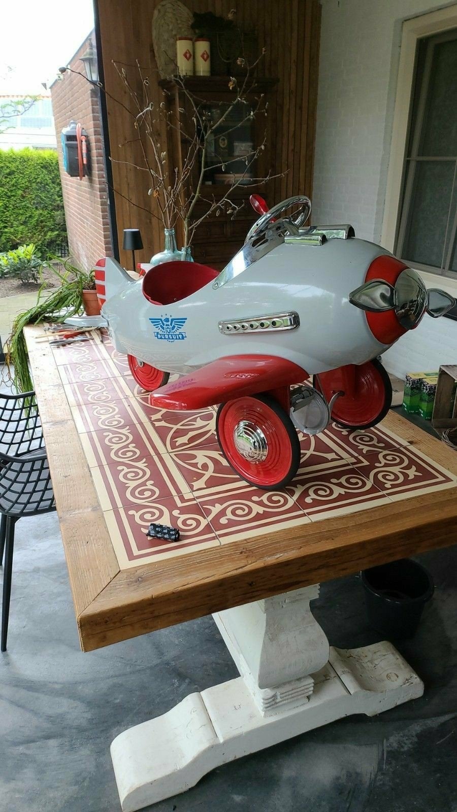 trapauto pedal cars., Ophalen