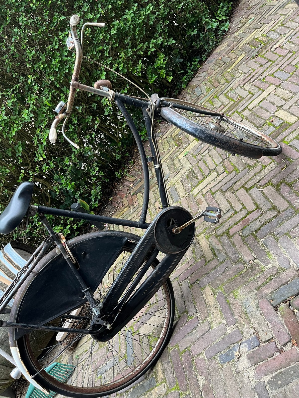 Raleigh Damesfiets (1955) - Opknapper met 3 versnell, Gebruikt, Versnellingen, Trommelrem, Ophalen