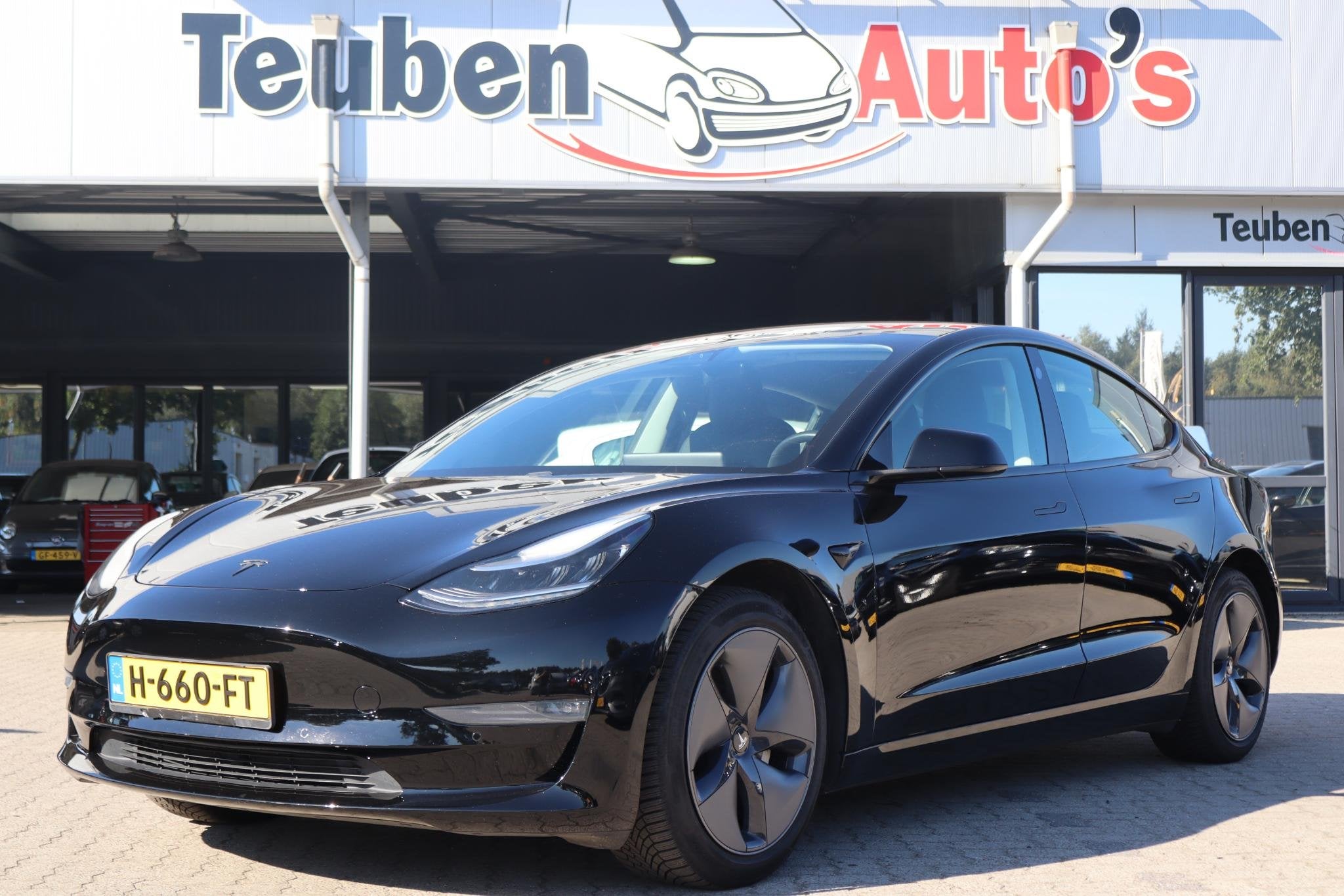 Tesla Model 3 Long Range AWD 75 kWh | SOH 87,5% | Full Self-, Auto's, Automaat, Stof, Zwart, 351 pk