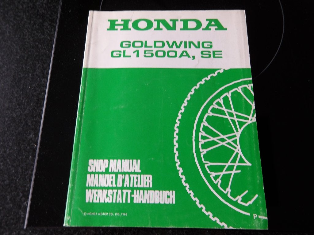 Honda Goldwing GL1500A, SE Werkplaatshandboek 1993 addendum, Verzenden, Honda