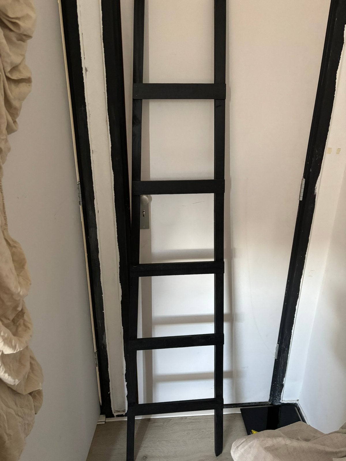 Decoratie ladder zwart, Ophalen, Zo goed als nieuw, Minder dan 2 meter