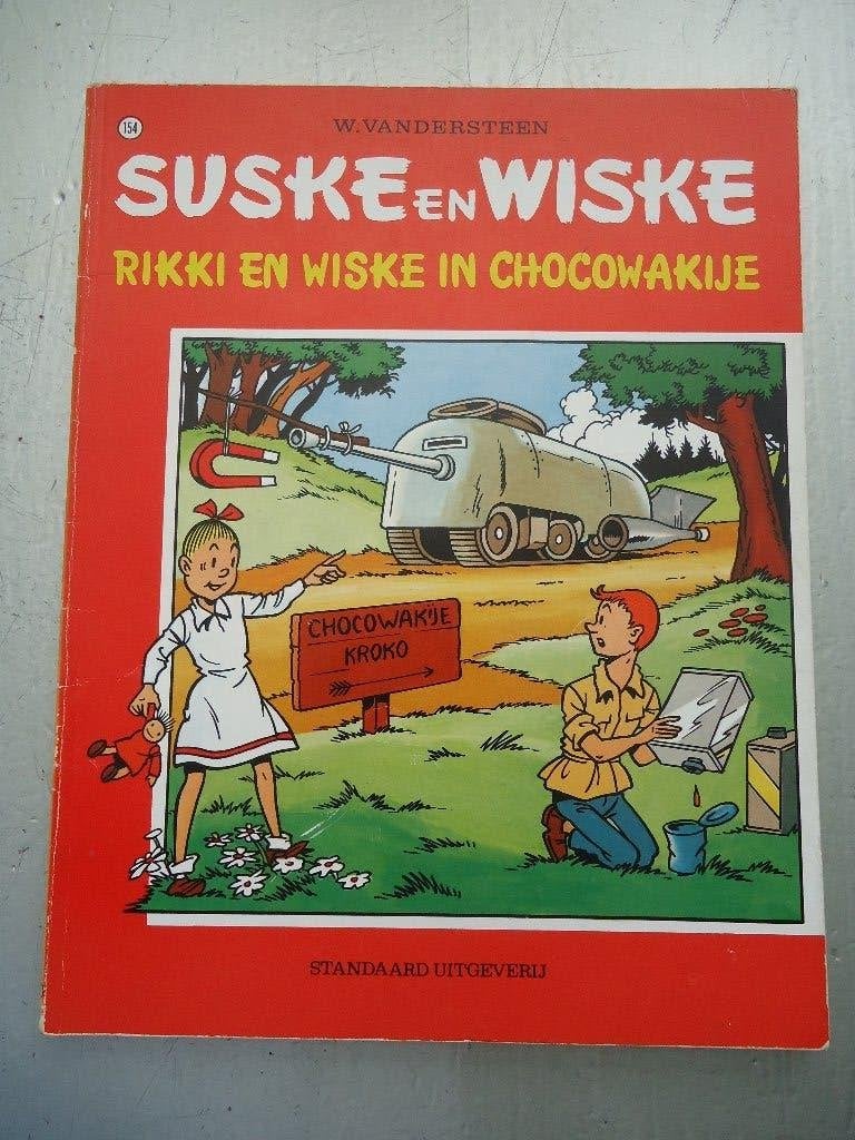 Suske en Wiske: Rikki en Wiske in Chocowakije (Nr. 154), Boeken, Willy Vandersteen, Eén stripboek, Ophalen of Verzenden, Zo goed als nieuw