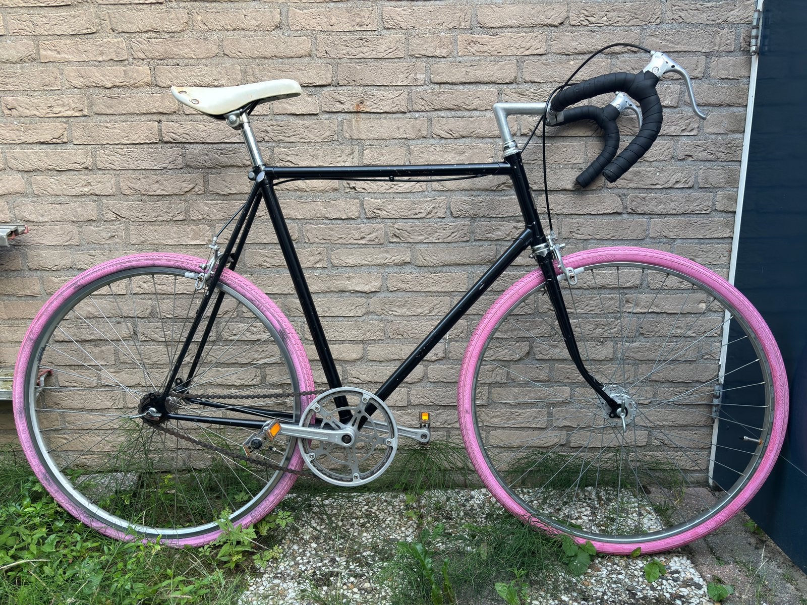 Batavus vintage single speed racefiets, Fietsen en Brommers, Fietsen | Racefietsen, Ophalen, Minder dan 10 versnellingen, Gebruikt