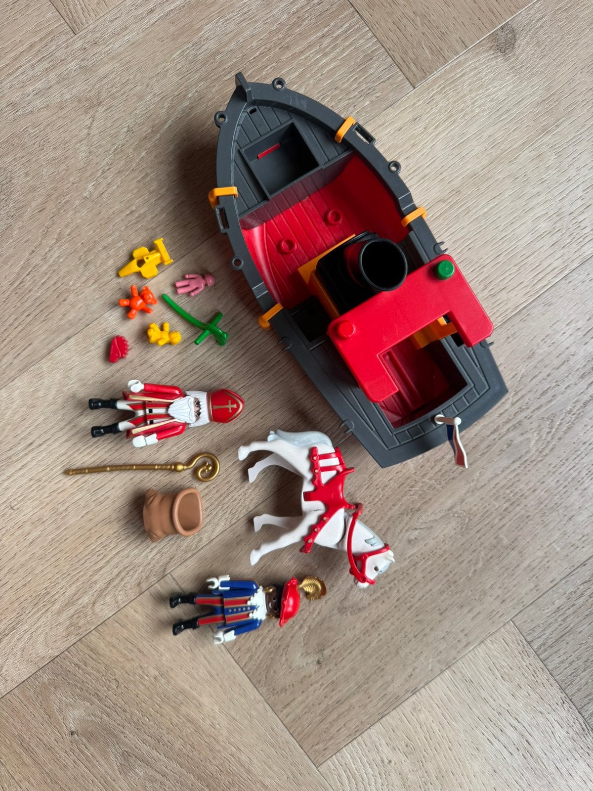 Sinterklaasboot playmobil, Ophalen, Zo goed als nieuw
