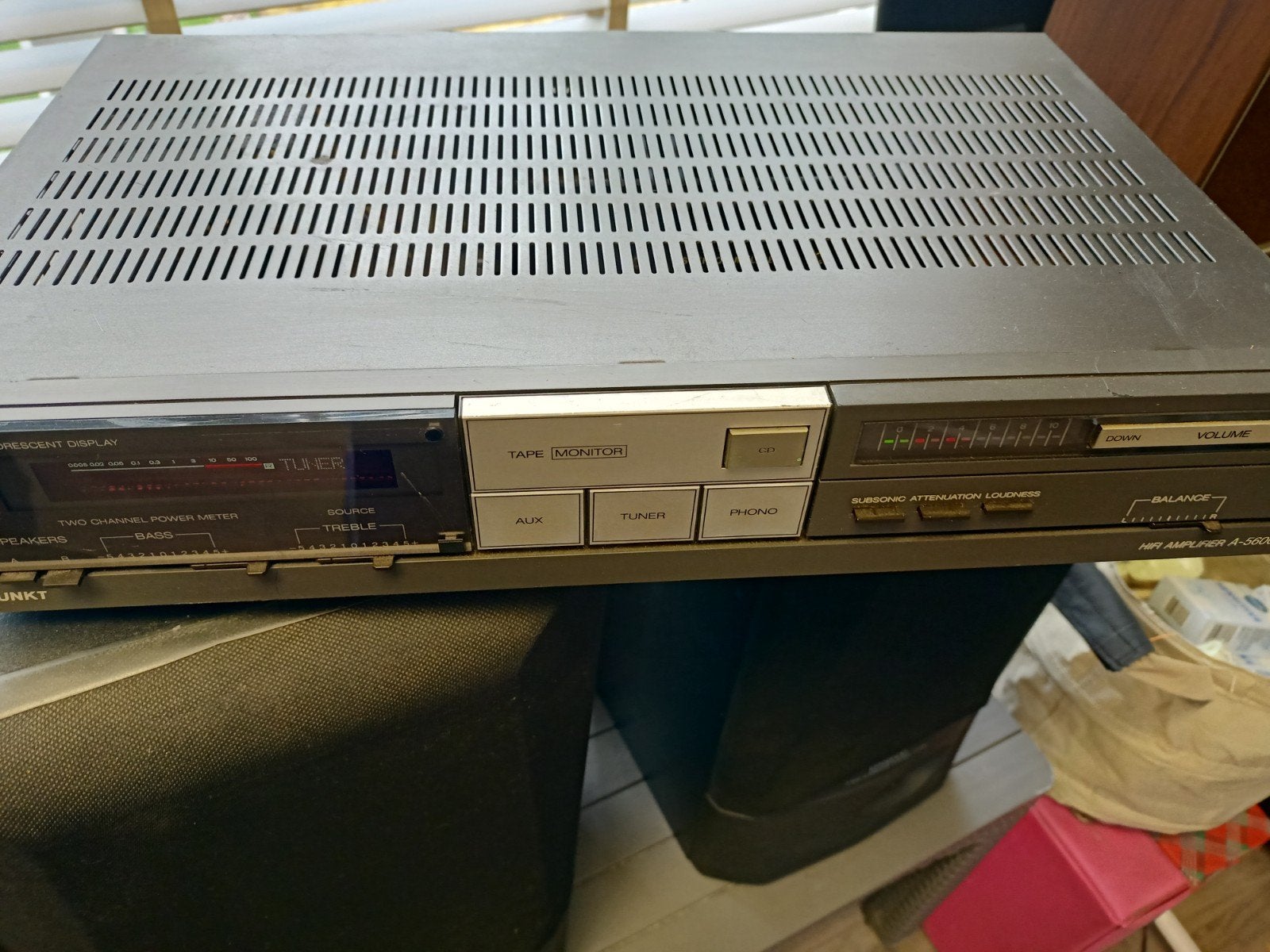 Blaupunkt A-5600 Versterker - Vintage Audio Krachtpatser, Audio, Tv en Foto, Overige merken, Gebruikt, Ophalen of Verzenden, 120 watt of meer