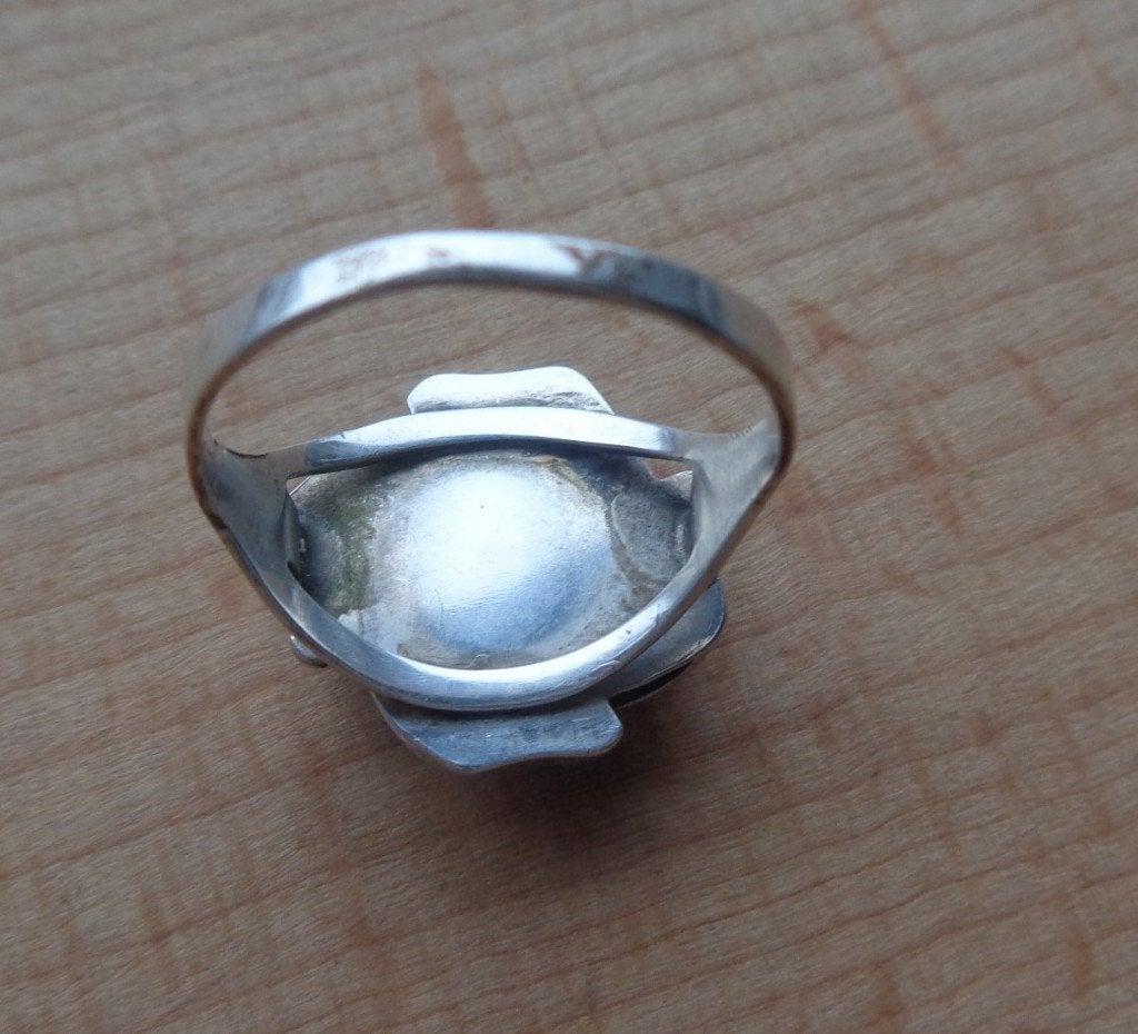 zilveren ring met oneindige knoop [1126], Verzenden, Dame, Zilver, Zilver