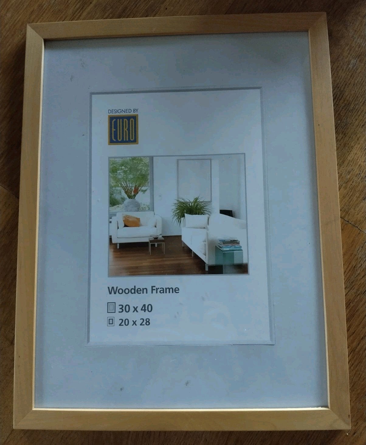 houten fotolijst 30x40 cm, Ophalen of Verzenden, Zo goed als nieuw, Fotolijst