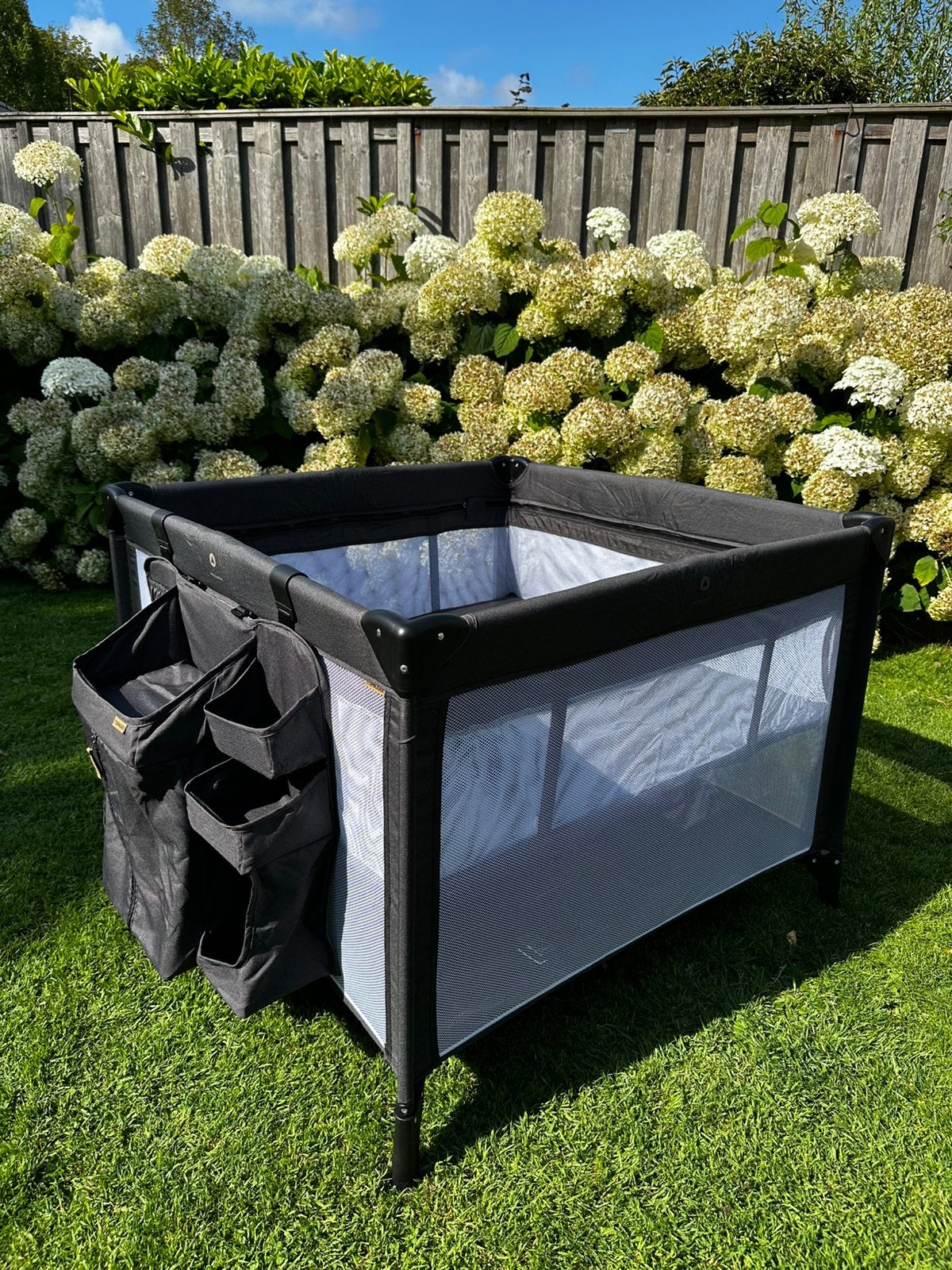 Topmark parker reisbed/box l100xb100xh77cm, Ophalen, Zo goed als nieuw, Vierkant, In hoogte verstelbaar