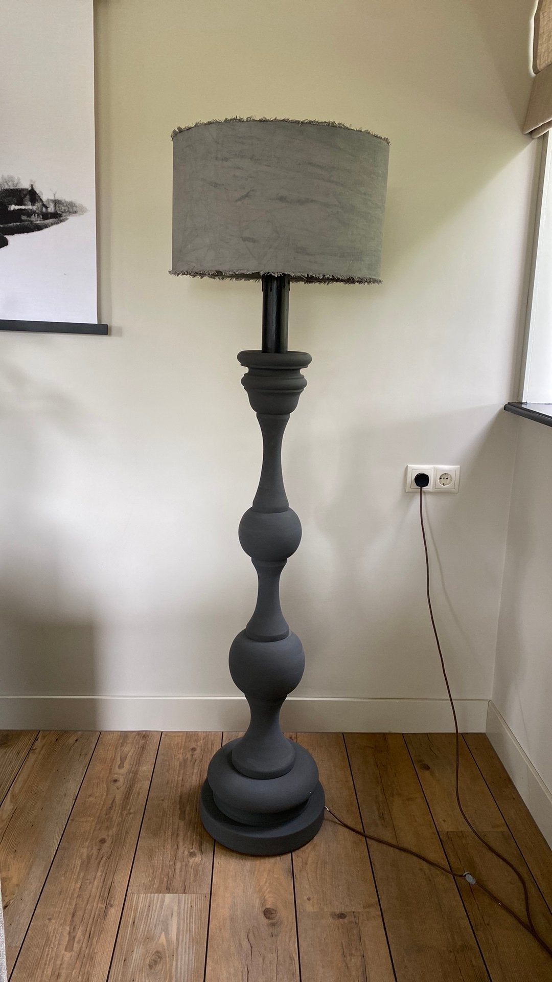 Vloerlamp landelijk sober stoer, Ophalen, Gebruikt, 150 tot 200 cm
