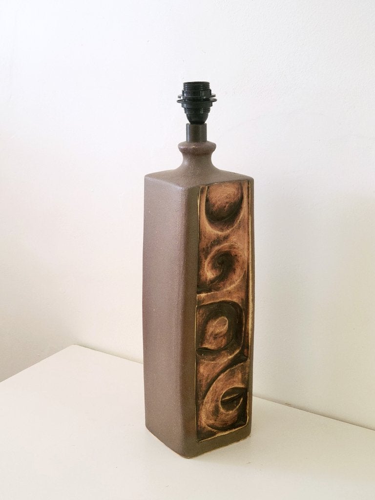Tremaen Studio Pottery tafellamp, model Chynall, Wales, Huis en Inrichting, Lampen | Tafellampen, Ophalen, 57 cm, Met schakelaar
