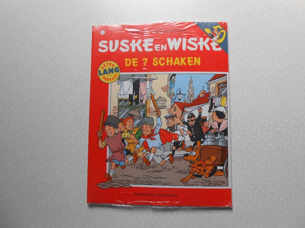 suske en wiske 245 De 7 schaken 1995 1ste druk. Geseald., Boeken, Willy Vandersteen, Eén stripboek, Nieuw, Ophalen of Verzenden