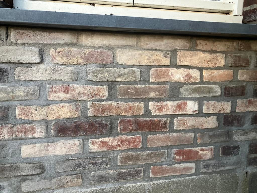 GRATIS Bakstenen Veldbrand lookalike - +/- 300 stuks, Doe-het-zelf en Verbouw, Metselstenen, Ophalen, Zo goed als nieuw, Bakstenen