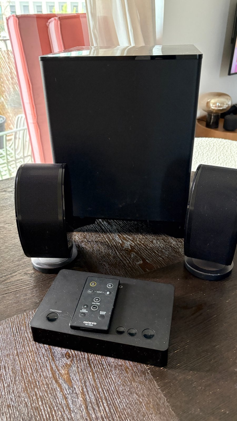 Onkyo geluidssysteem met subwoofer en speakers, Overige merken, Gebruikt, Speakers, Losse componenten
