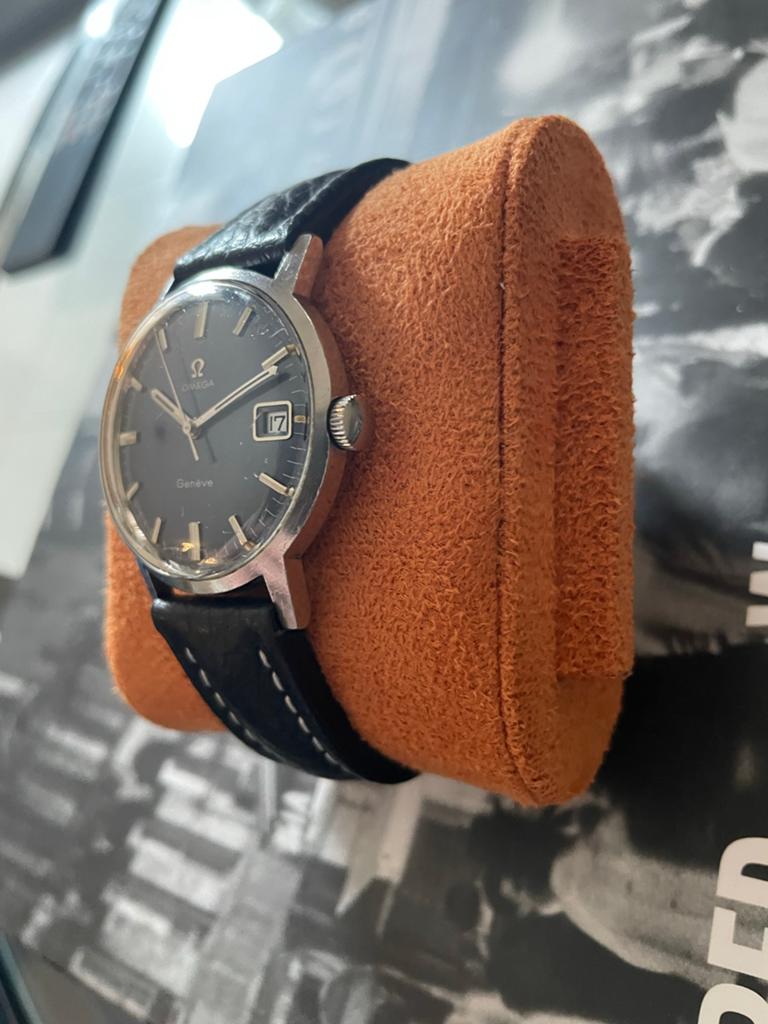Omega Geneve, Sieraden, Tassen en Uiterlijk, Horloges | Heren, Staal, Polshorloge, Ophalen of Verzenden, Omega