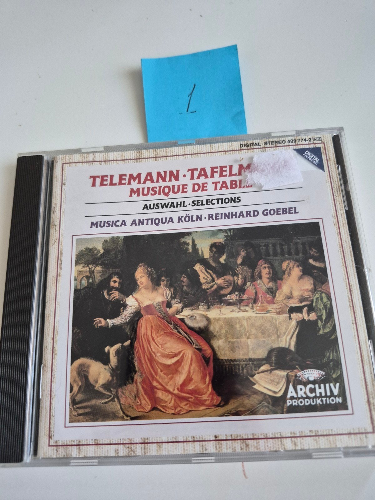 Telemann - Musique de Table - Musica Antiqua Köln, Ophalen of Verzenden