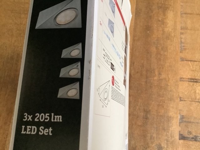 Led set 3 spots ( een paar maanden gebruikt Led 3x2,8w4.7, Dimbaar, Overige merken, Ophalen of Verzenden, Zo goed als nieuw