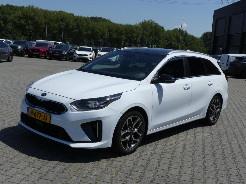 Kia Ceed Sportswagon 1.0 T-GDi GT-Line / Schuif - kanteldak, Voorwielaandrijving, Lichtsensor, Gebruikt, Wit