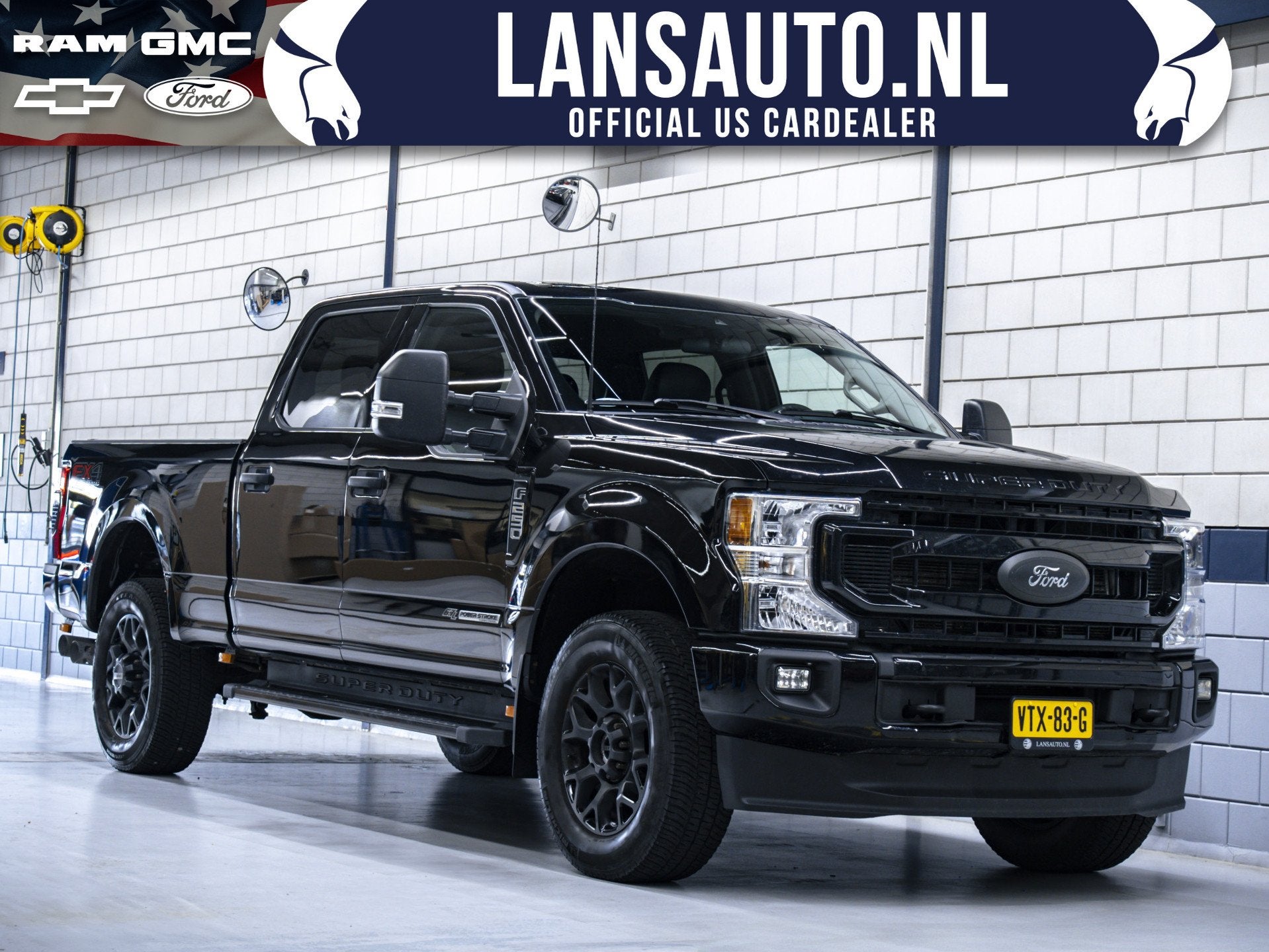 Ford USA F-250 | Super Duty | 6.7L Power Stroke | Klein rijb, Auto's, Lederen bekleding, Zwart, Leder, Bedrijf