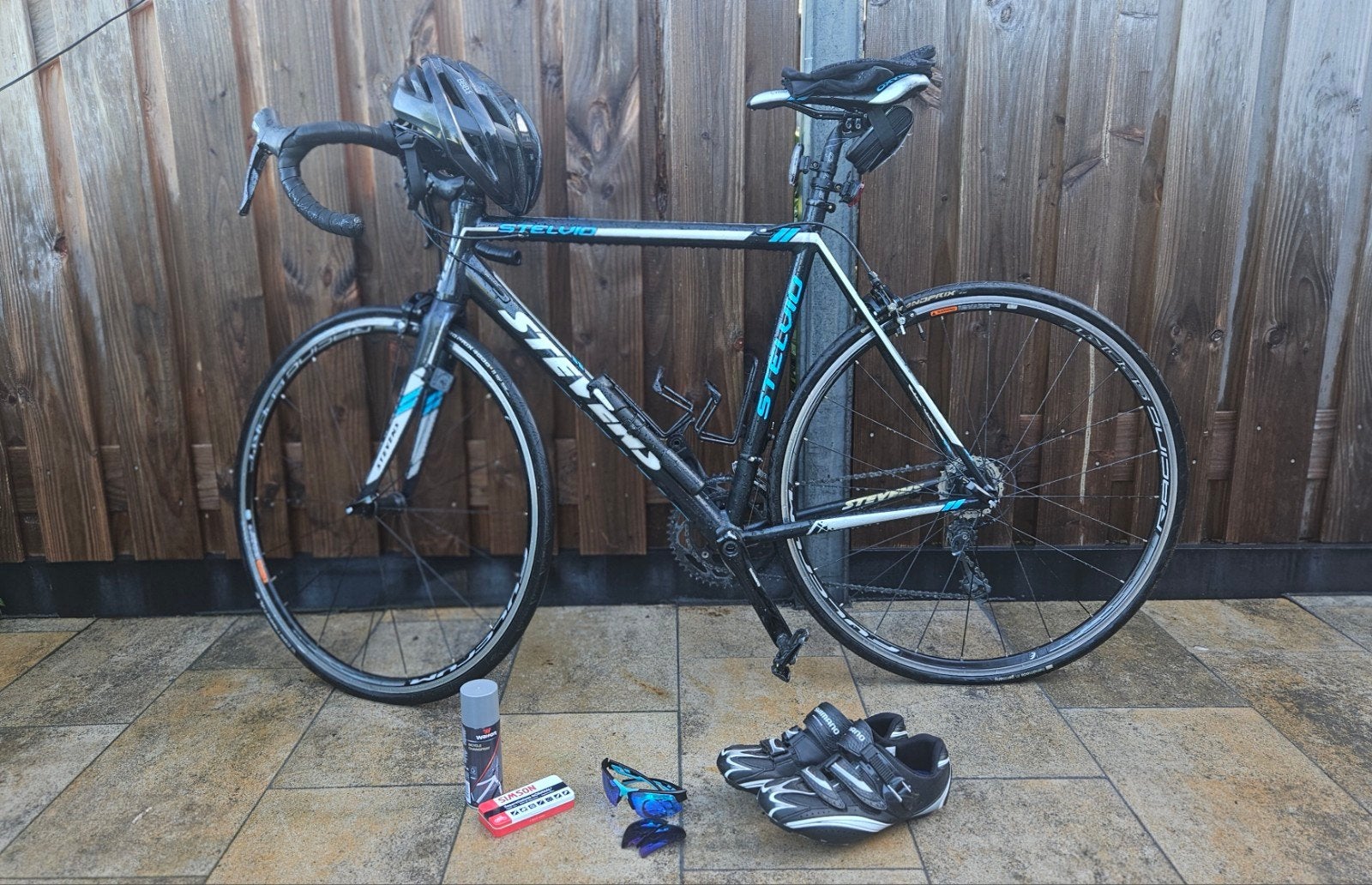 Stevens Stelvio inclusief toebehoren, Gebruikt, Heren, Aluminium, Ophalen