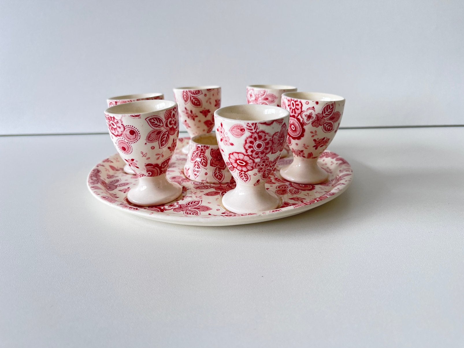 Beatrix servies eierdop set Societe Ceramique, Ophalen of Verzenden