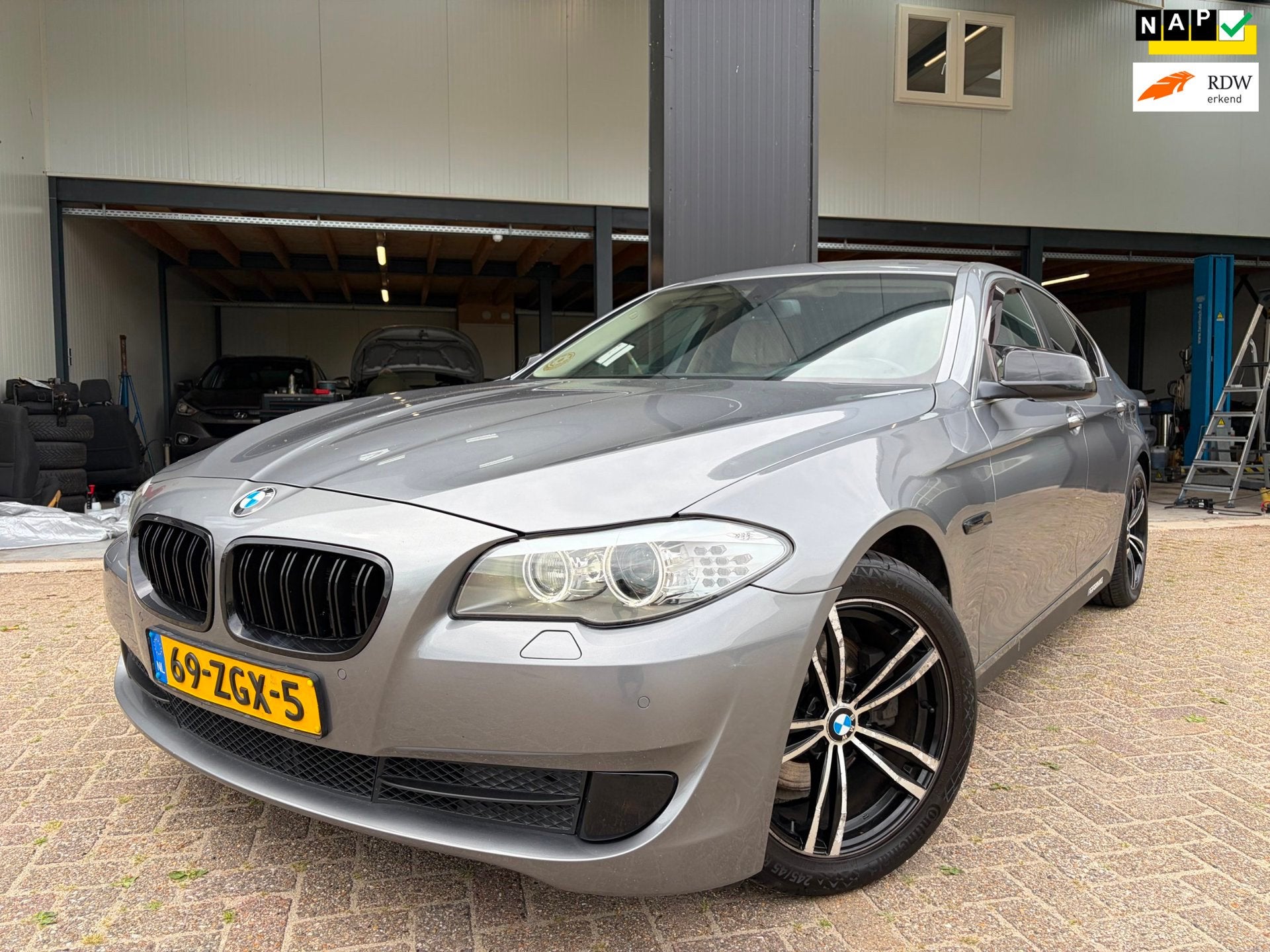 BMW 5-serie 520i|Cruise control|Vol optie!|Automaat!|, Auto's, BMW, Automaat, Euro 5, Achterwielaandrijving, Gebruikt