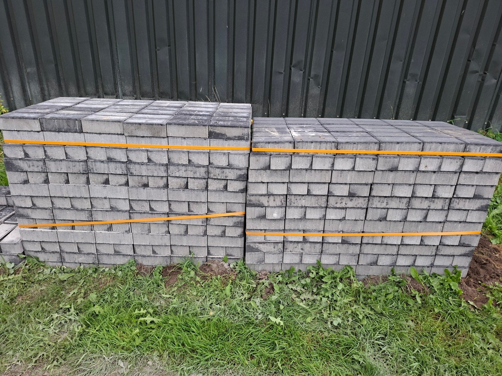 Antraciete klinkers, 7 cm dik, ca. 20,5 m², Ophalen, Nieuw, Beton, Klinkers