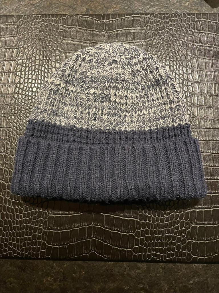 Hema Donkerblauw/Witte Muts - One Size, Ophalen of Verzenden, Zo goed als nieuw