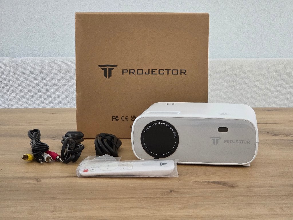 Wielio AT-M269B Full HD WiFi Beamer (1080p) | Nieuw, Audio, Tv en Foto, Beamers, LED, Wielio, Ophalen of Verzenden, Zo goed als nieuw