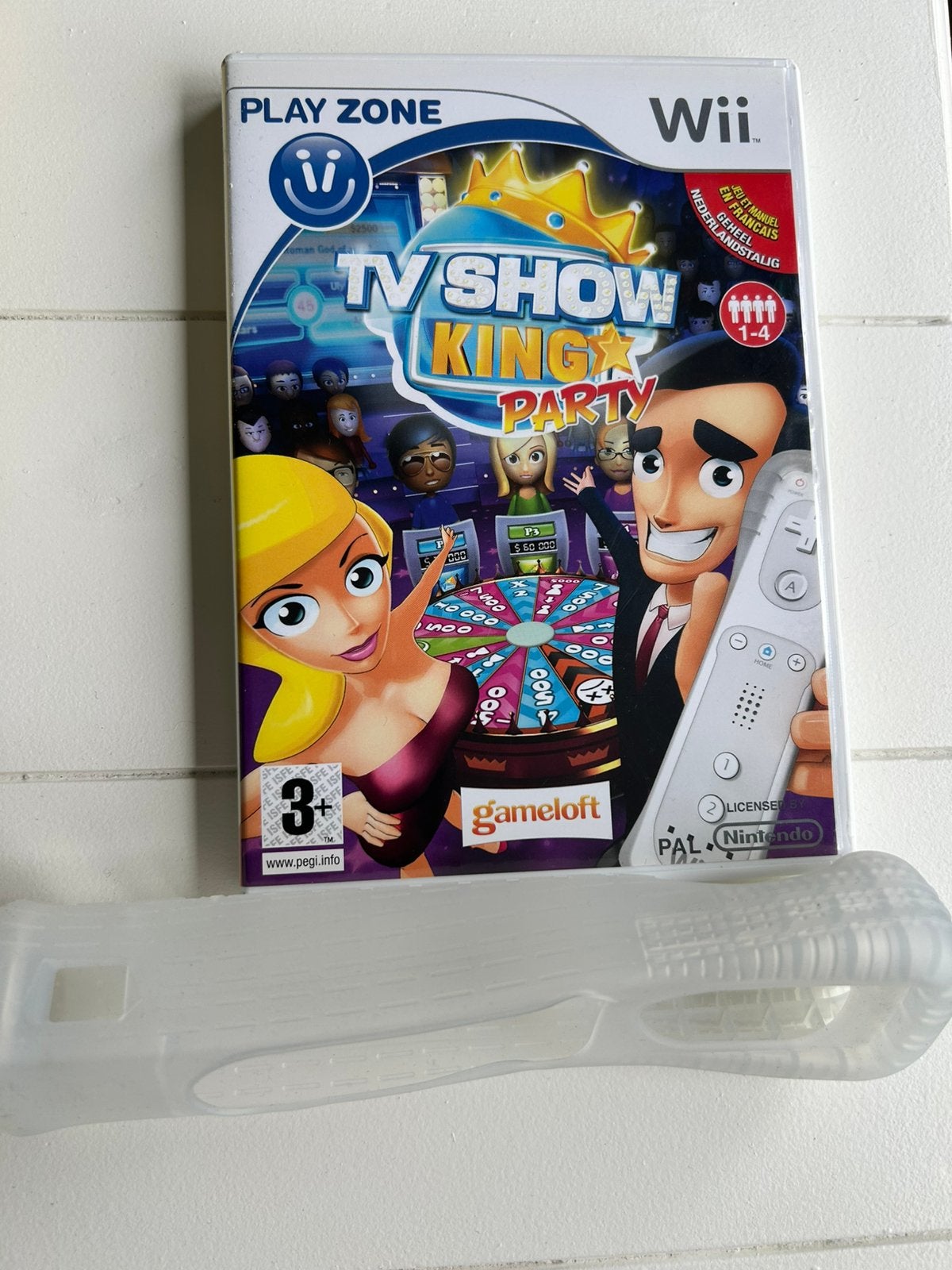 Wii spel tv show king party, Ophalen, Muziek, Zo goed als nieuw, 3 spelers of meer