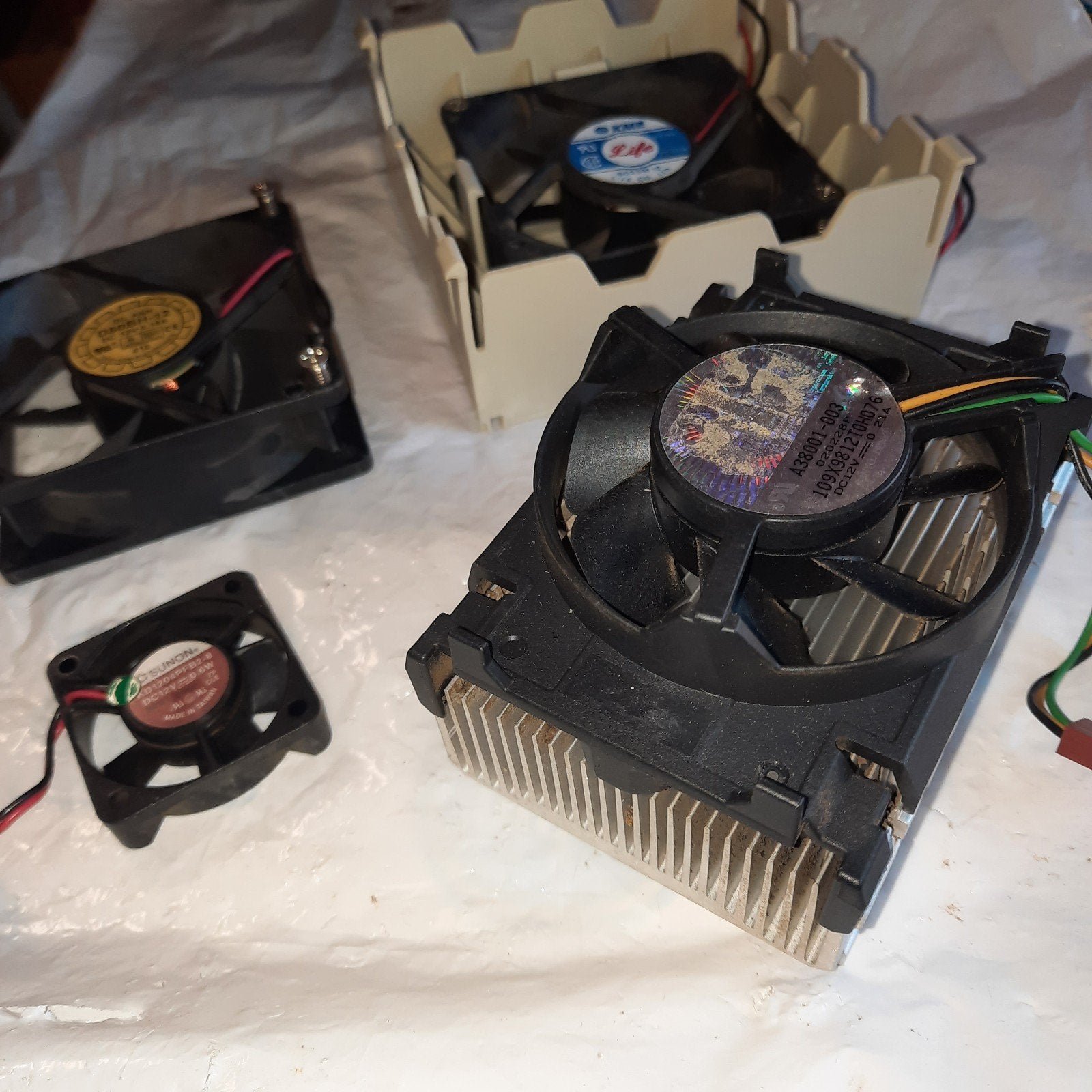 PC Ventilator Processorkoeling voor Computer., Ophalen, Gebruikt, Luchtkoeling