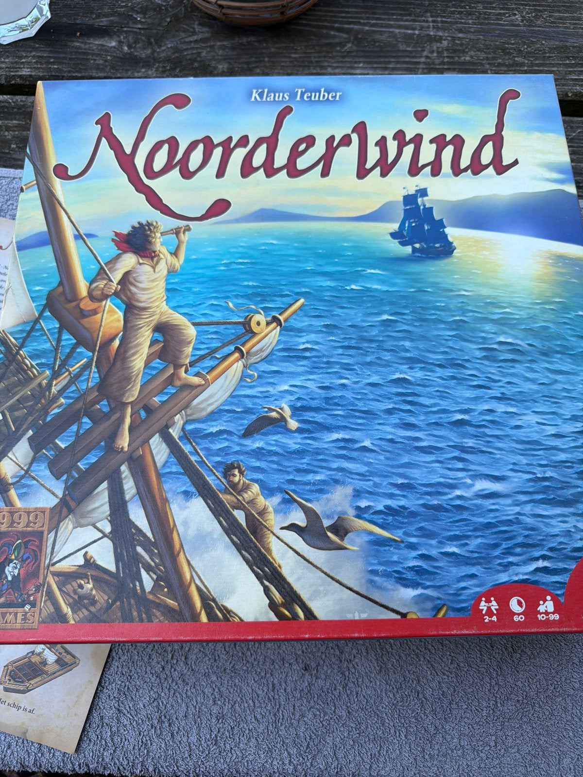 Noorderwind bordspel van Klaus Teuber, Hobby en Vrije tijd, Drie of vier spelers, Ophalen of Verzenden, Zo goed als nieuw