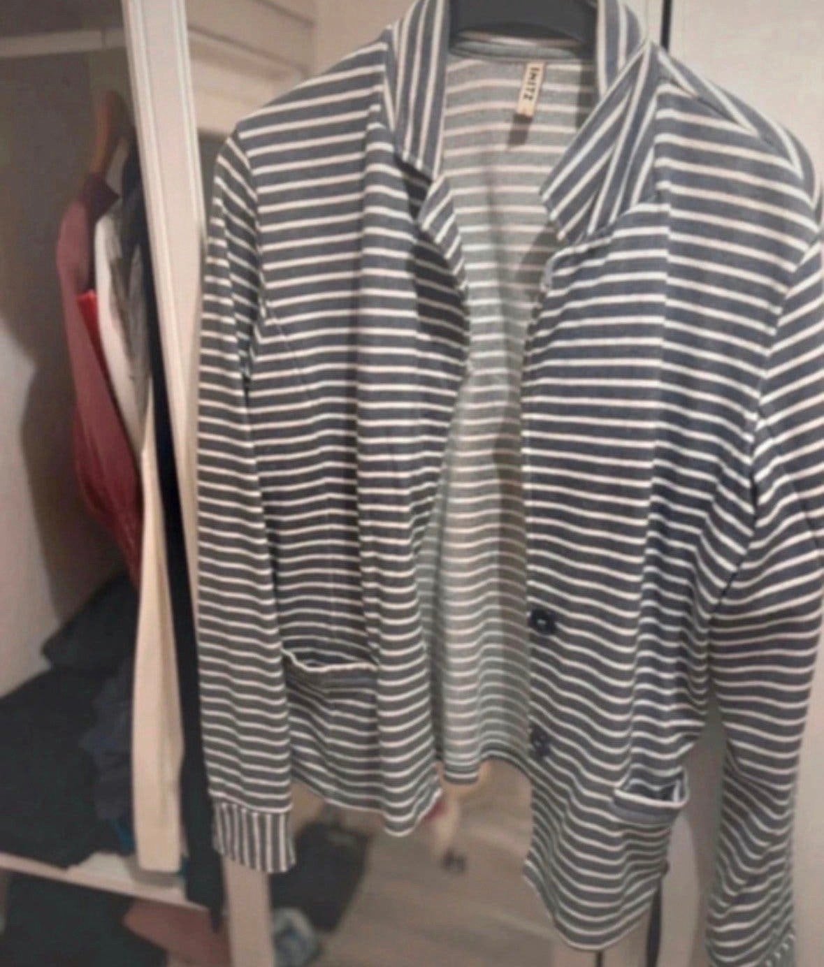 IMITZ gestreept jasje - Maat L, Kleding | Dames, Maat 42/44 (L), Ophalen of Verzenden, Zo goed als nieuw, Jasje