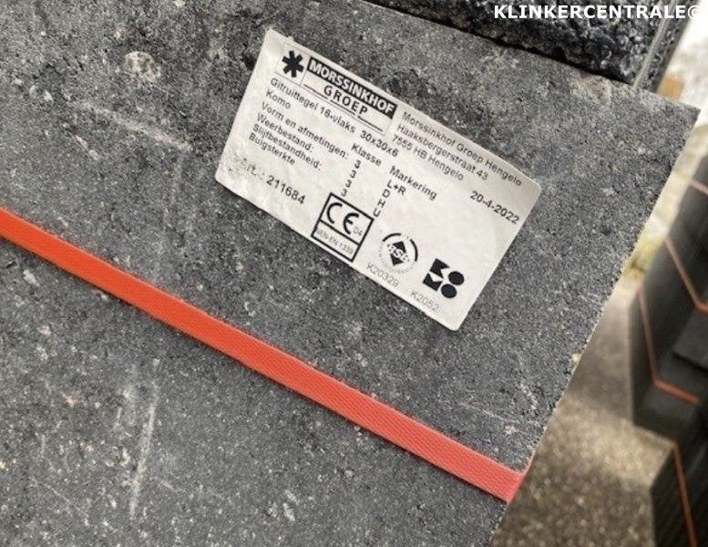595m2 antraciet betontegels 30x30x6cm gitruit/terras/tegels, Info@morssinkhof-groep.nl, Verzenden, Nieuw, Haaksbergerstraat 39     7555 HB  Hengelo