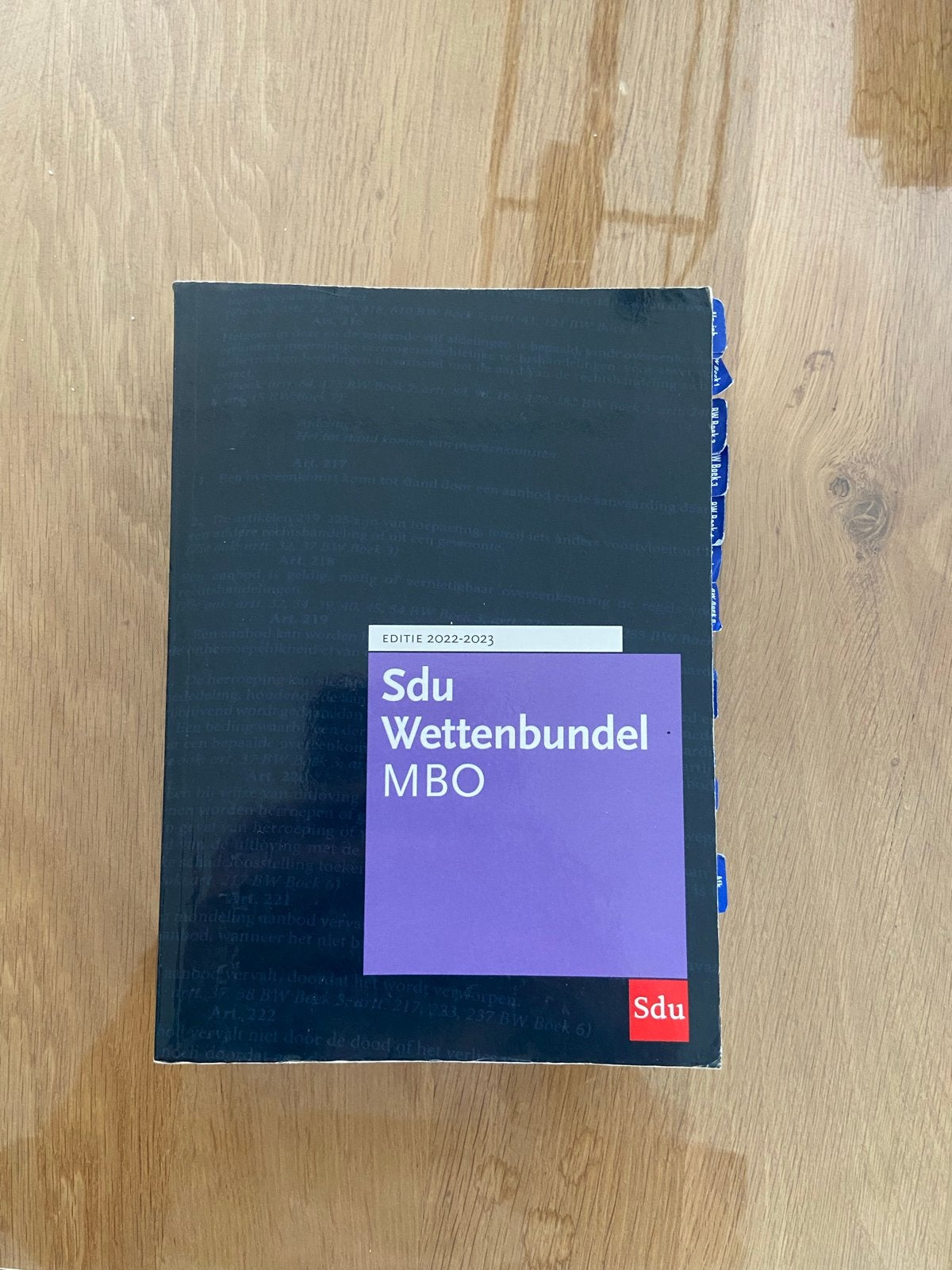 Sdu Wettenbundel MBO 2022-2023, Ophalen of Verzenden, Gamma, Zo goed als nieuw, MBO