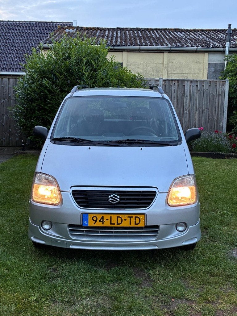 Suzuki Wagon R+ 1.3 2002 Grijs, Auto's, Voorwielaandrijving, 31 €/maand, 4 cilinders, 905 kg