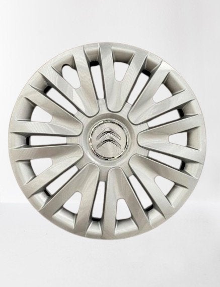 Nieuwe 14” Wieldoppen Set Zilver voor Citroen C1 C2 C3, Auto diversen, Wieldoppen, Verzenden, Citroen, Nieuw, Citroen