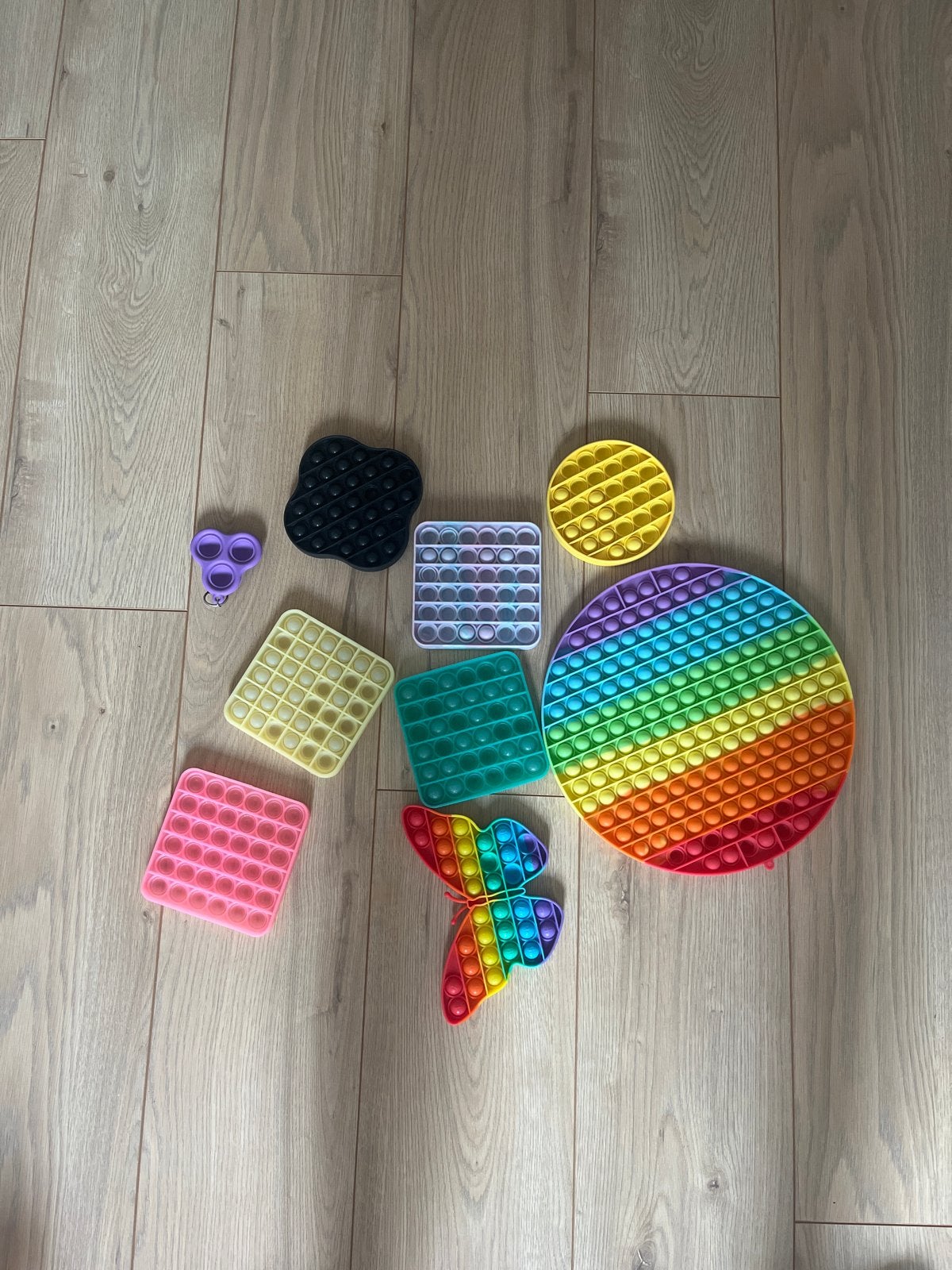 Pop It Fidget Speelgoed Set - Diverse Vormen en Kleuren, Ophalen of Verzenden, Gebruikt, Jongen of Meisje