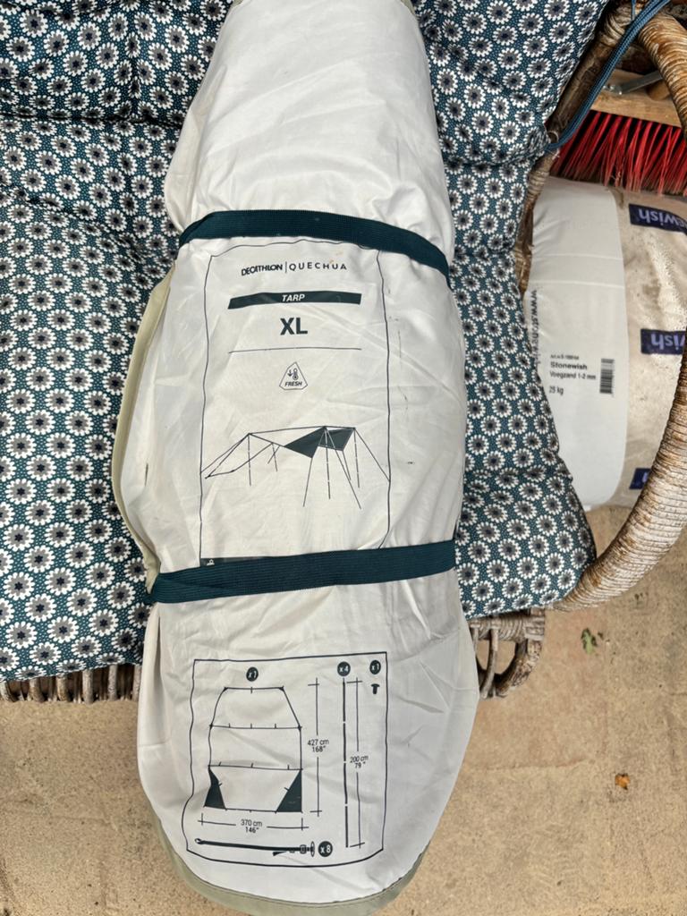 Decathlon Quechua Tarp XL, Ophalen of Verzenden, Gebruikt