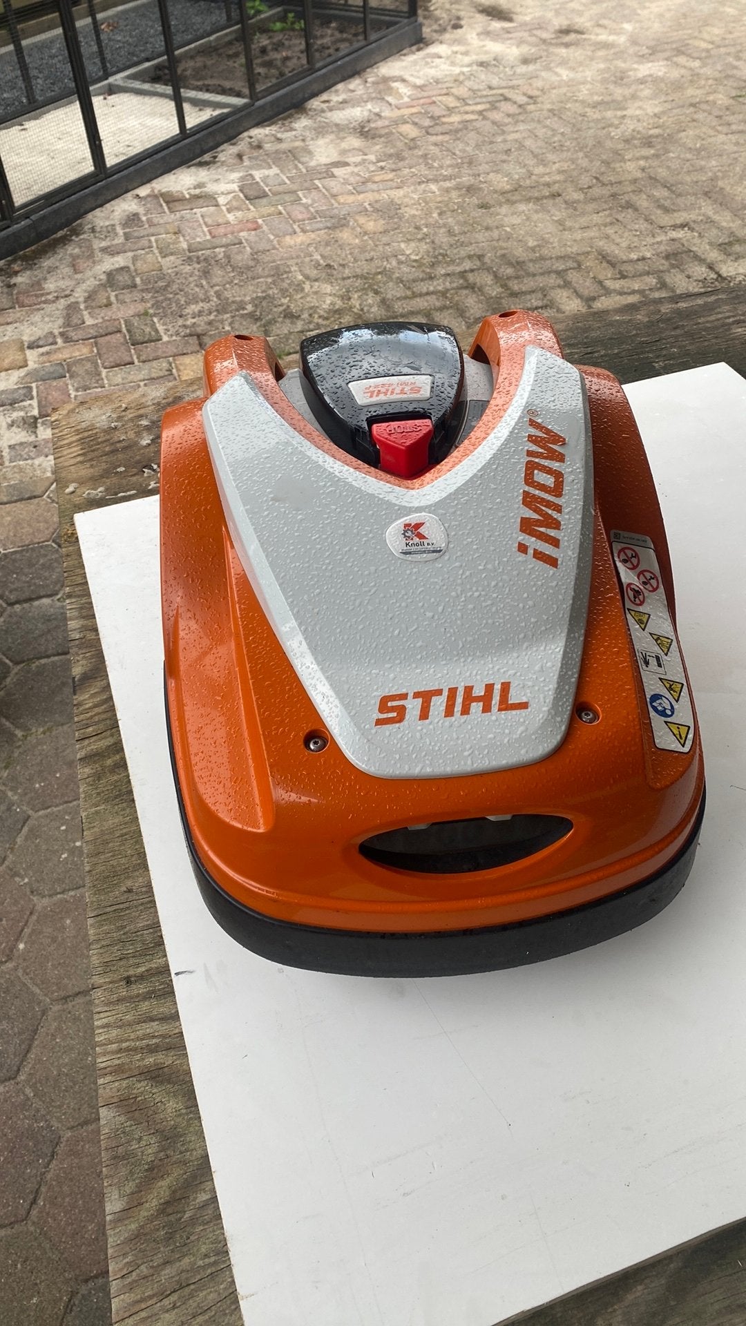 Stihl i mow rmi422p, Ophalen, Gebruikt, 20 tot 25 cm, Met regensensor