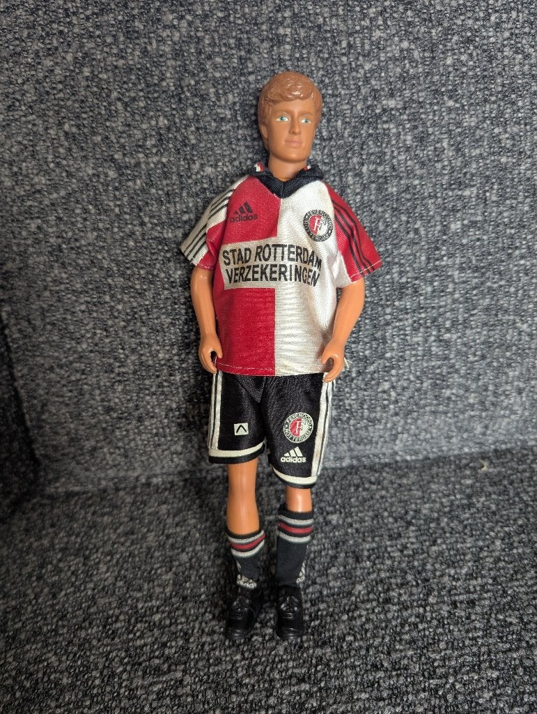 vintage Ken pop Feyenoord Adidas barbie 1999-2000, Ophalen of Verzenden, Gebruikt, Barbie