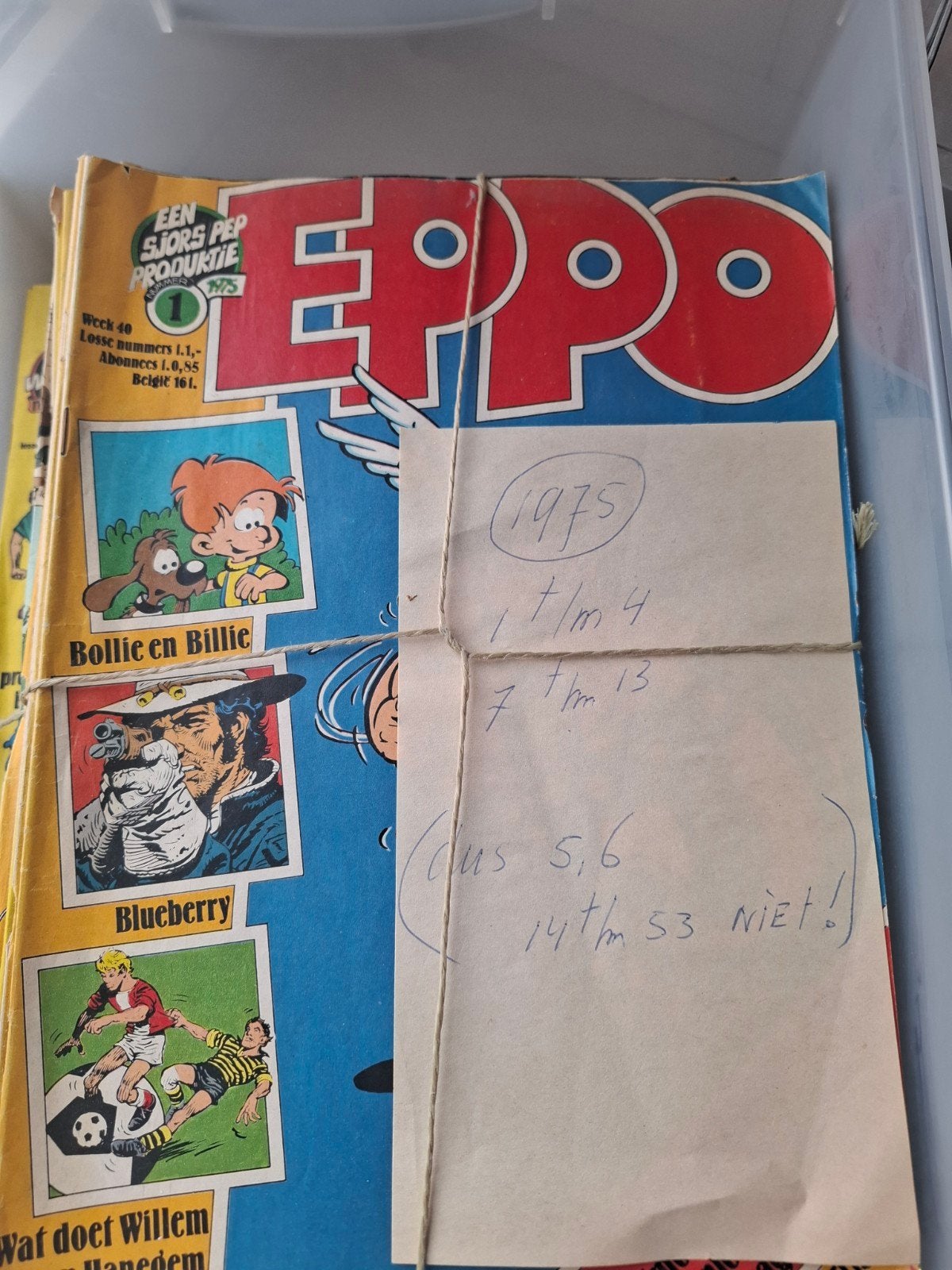 Eppo's uit 1975, 1976 en 1977 - Diverse nummers, Boeken, Stripboeken, Ophalen of Verzenden