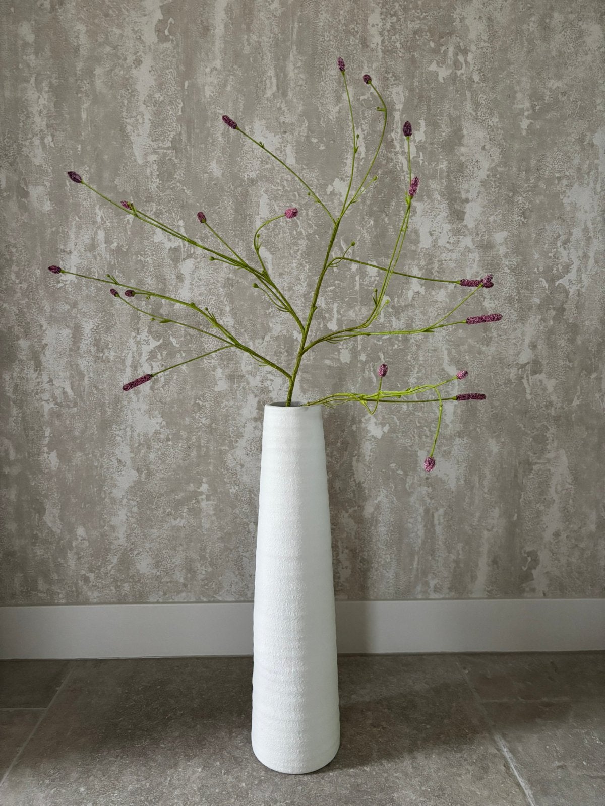 STILL vaas hoog wit/beige, Ophalen, 50 tot 75 cm, Wit, Aardewerk of Porselein