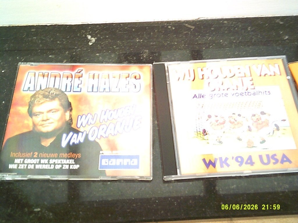Diverse Oranje CD's: André Hazes, Wolter Kroes, WK '94, Ophalen of Verzenden, Zo goed als nieuw, Levenslied of Smartlap
